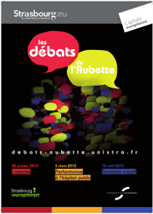 Affiche des débats de l'Aubette